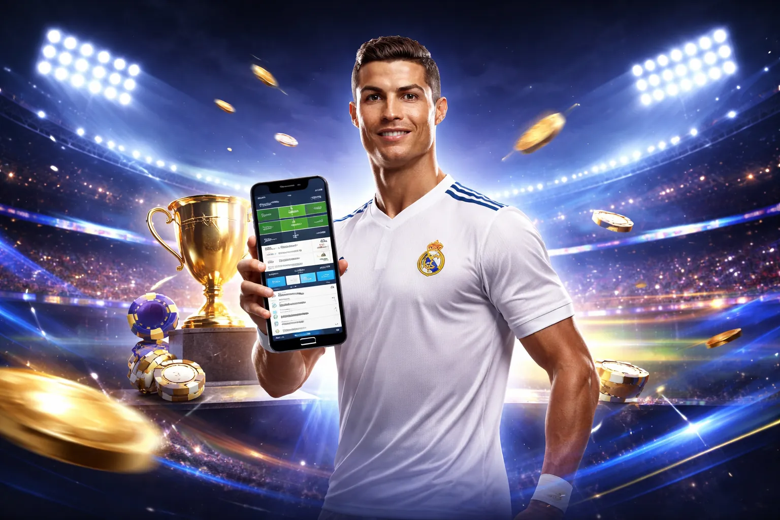 Giao diện ứng dụng 10bet APK trên điện thoại